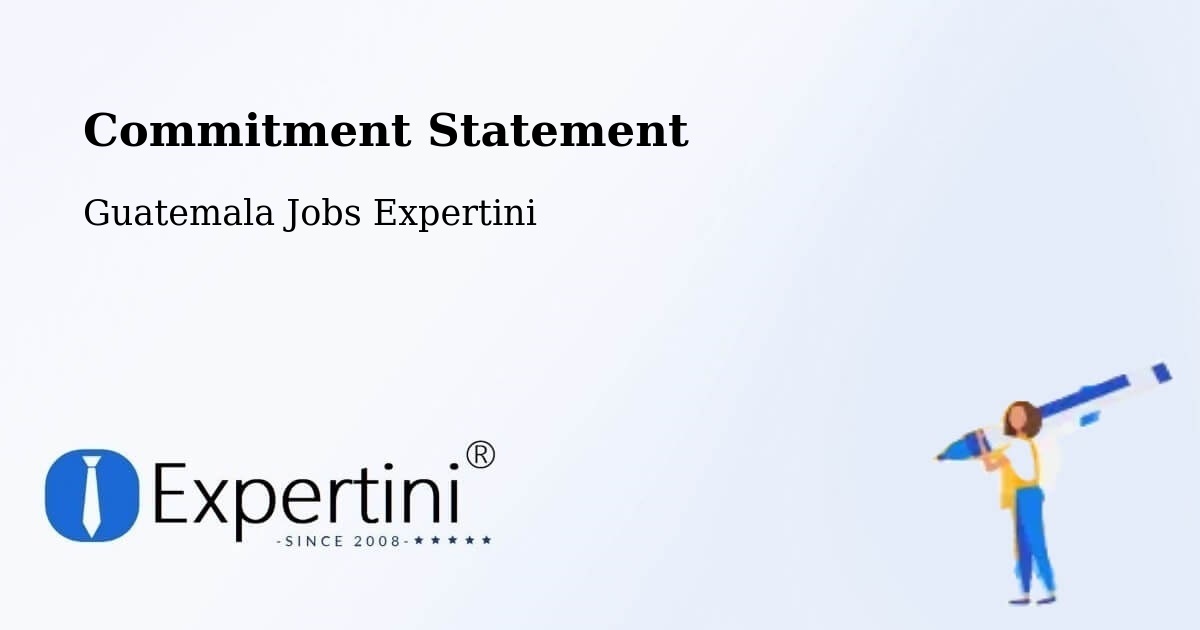 Corporate Commitment – Sayaxché - Guatemala Jobs Expertini